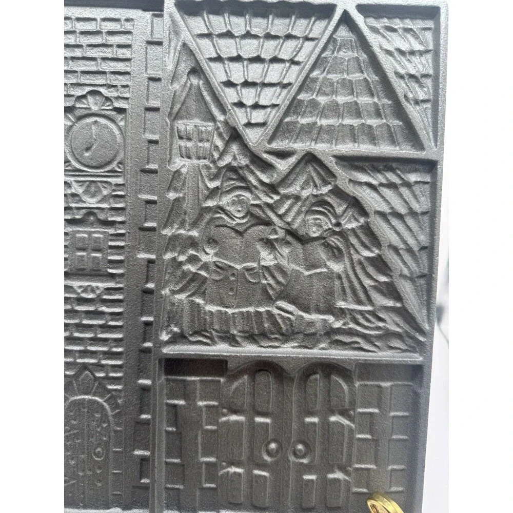 John Wright Gingerbread Accessories Clock Tower Cast Iron Mold Christmas